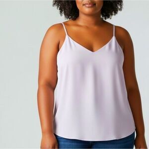 Addition Elle Lilac Double Wall Slinky Femme Camisole